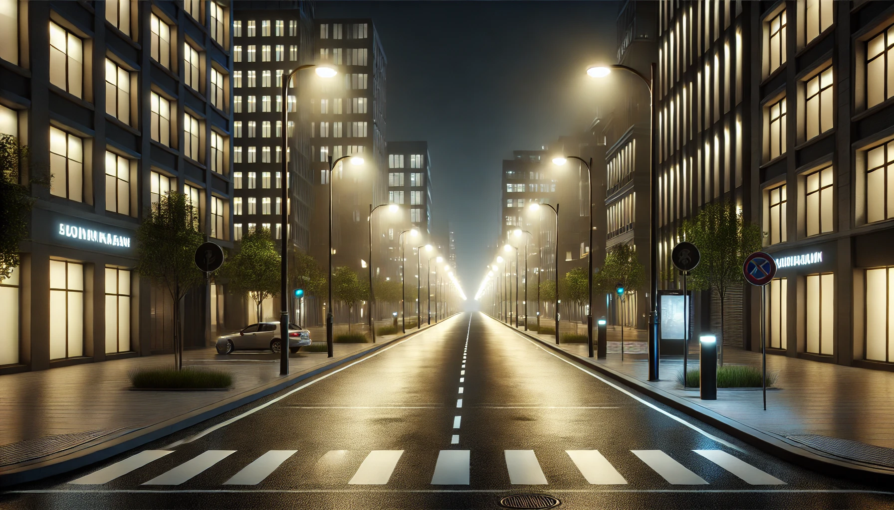 Original ESTTECH lensed street-lighting research